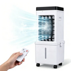 Climatiseur mobile avec télécommande diffusant un air frais puissant pour rafraîchir facilement une pièce