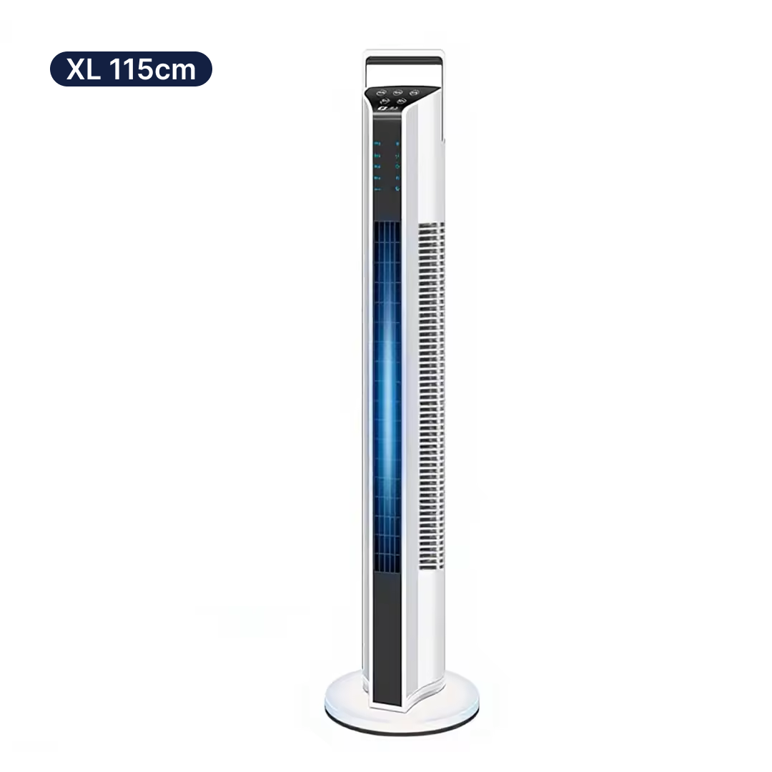 Ventilateur colonne XL de 115 cm pour rafraîchir efficacement les grandes pièces avec une diffusion d’air puissante